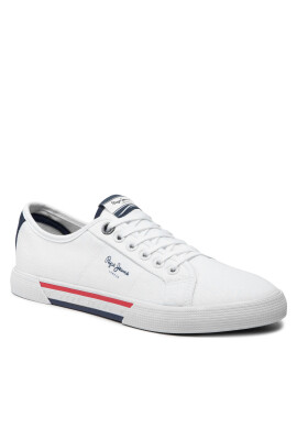 Pepe Jeans Гуменки Brady Men Basic PMS30816 Бял - Pepit.bg