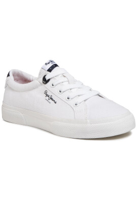 Pepe Jeans Гуменки Kenton Basic Boy PBS30444 Бял - Pepit.bg