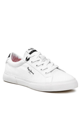 Pepe Jeans Гуменки Kenton Basic Woman PLS30990 Бял - Pepit.bg
