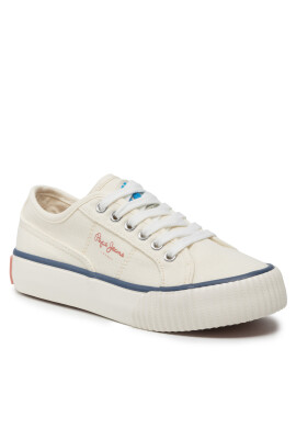 Pepe Jeans Гуменки Ottis Platform Girl Бял - Pepit.bg