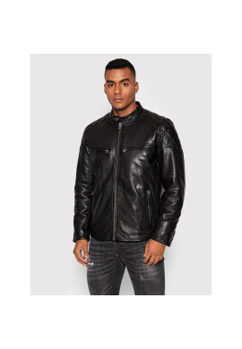 Pepe Jeans Кожено яке Jayson PM402604 Черен Regular Fit - Pepit.bg