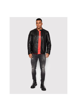 Pepe Jeans Кожено яке Jayson PM402604 Черен Regular Fit - Pepit.bg