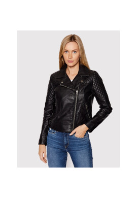 Pepe Jeans Кожено яке Astrid PL402067 Черен Regular Fit - Pepit.bg