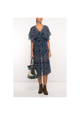 Pepe Jeans Лятна рокля Sofia PL952539 Тъмносин Regular Fit - Pepit.bg