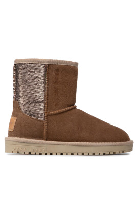 Pepe Jeans Обувки Diss Sequins PLS50445 Кафяв - Pepit.bg