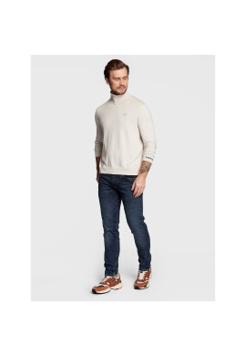 Pepe Jeans Поло Andre PM702242 Екрю Regular Fit - Pepit.bg