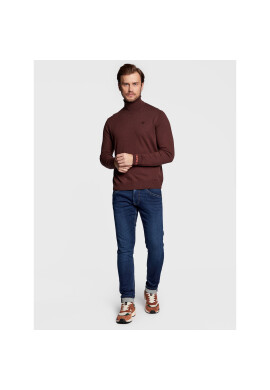 Pepe Jeans Поло Andre PM702242 Кафяв Regular Fit - Pepit.bg