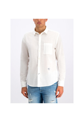 Pepe Jeans Риза Cameron PM305801 Бял Regular Fit - Pepit.bg