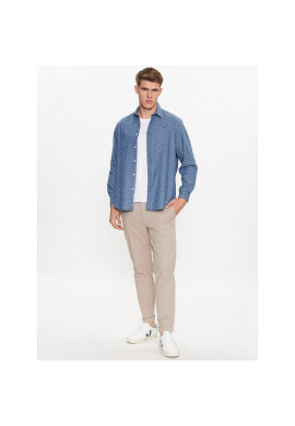 Pepe Jeans Риза Crawston PM308016 Син Slim Fit - Pepit.bg