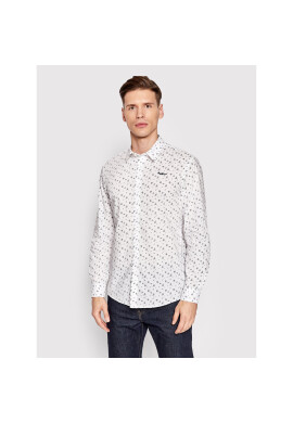 Pepe Jeans Риза Francesco PM307521 Бял Regular Fit - Pepit.bg
