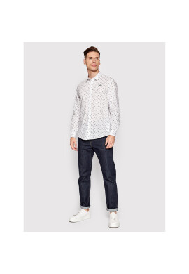 Pepe Jeans Риза Francesco PM307521 Бял Regular Fit - Pepit.bg