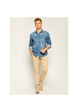 Pepe Jeans Риза Noah PM306529 Син Regular Fit - Pepit.bg