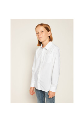 Pepe Jeans Риза PB301477 Бял Regular Fit - Pepit.bg
