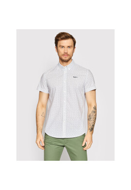 Pepe Jeans Риза Pharrell PM307444 Бял Regular Fit - Pepit.bg