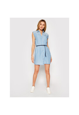 Pepe Jeans Рокля тип риза Benny PL952820 Син Regular Fit - Pepit.bg