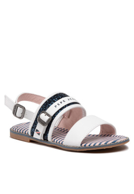 Pepe Jeans Сандали Elisa Glitter PGS90177 Бял - Pepit.bg
