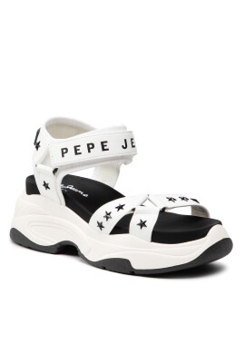 Pepe Jeans Сандали Grub Star PLS90567 Бял - Pepit.bg