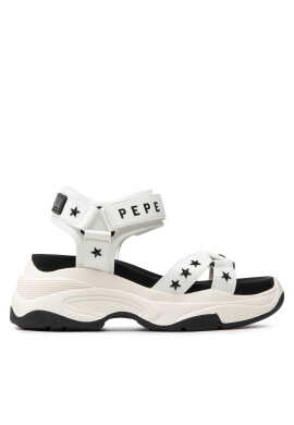 Pepe Jeans Сандали Grub Star PLS90567 Бял - Pepit.bg