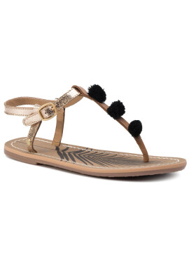 Pepe Jeans Сандали Malibu Fun Basic PLS90409099 Златист - Pepit.bg