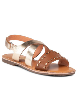 Pepe Jeans Сандали Mandy Studs PGS90173 Златист - Pepit.bg