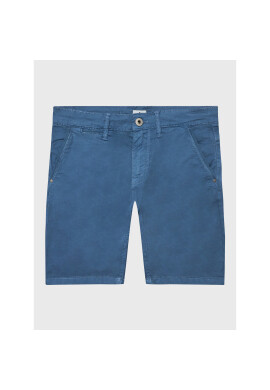 Pepe Jeans Шорти от плат Blueburn Short PB800726C75 Син Regular Fit - Pepit.bg