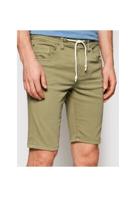 Pepe Jeans Шорти от плат Jagger PM800720 Зелен Regular Fit - Pepit.bg