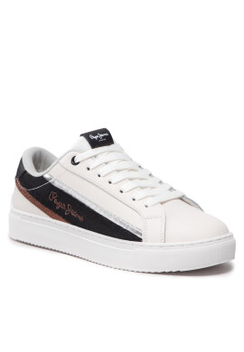 Pepe Jeans Сникърси Adams Brand PLS31402 Бял - Pepit.bg