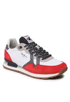 Pepe Jeans Сникърси Brit Man Print PMS30923 Бял - Pepit.bg