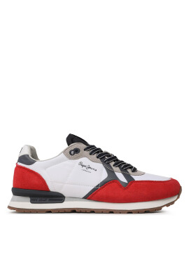 Pepe Jeans Сникърси Brit Man Print PMS30923 Бял - Pepit.bg