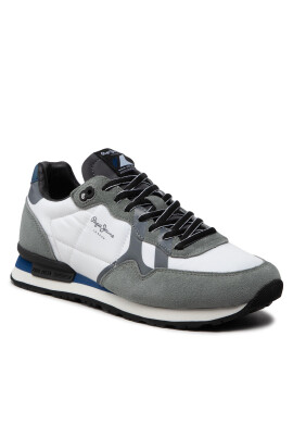 Pepe Jeans Сникърси Britt Man Print PMS30852 Бял - Pepit.bg