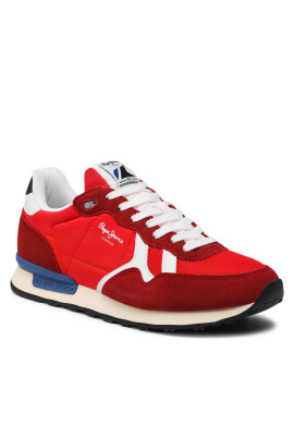Pepe Jeans Сникърси Britt Man Studio PMS30806 Червен - Pepit.bg