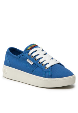 Pepe Jeans Сникърси Brixton Canvas PGS30448 Син - Pepit.bg