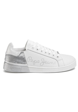 Pepe Jeans Сникърси Brompton Sequins PLS30965 Бял - Pepit.bg