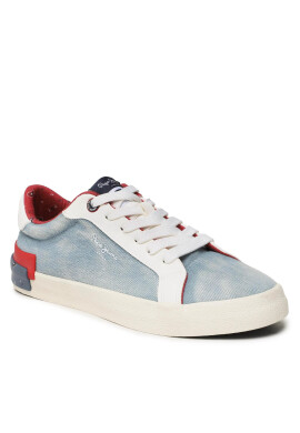 Pepe Jeans Сникърси Kenton Denim W PLS31442 Син - Pepit.bg