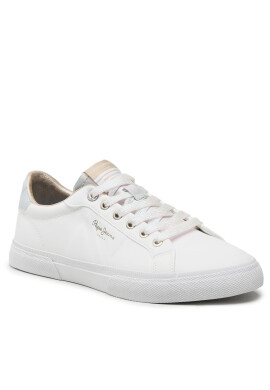 Pepe Jeans Сникърси Kenton Flag W PLS31444 Бял - Pepit.bg