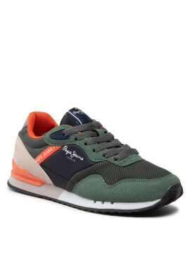 Pepe Jeans Сникърси London One Basic B PBS30540 Зелен - Pepit.bg