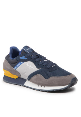 Pepe Jeans Сникърси London One Basic M PMS30871 Сив - Pepit.bg