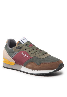 Pepe Jeans Сникърси London One Basic M PMS30871 Зелен - Pepit.bg
