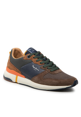 Pepe Jeans Сникърси London Pro Basic 22 PMS30864 Кафяв - Pepit.bg