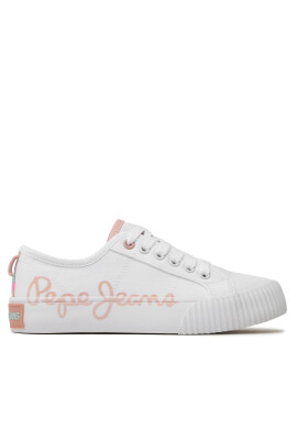 Pepe Jeans Сникърси Ottis Log G PGS30577 Бял - Pepit.bg