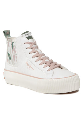 Pepe Jeans Сникърси Ottis W Yeeaa PLS31413 Бял - Pepit.bg