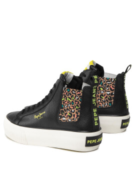 Pepe Jeans Сникърси Ottis W Yeeaa PLS31413 Черен - Pepit.bg