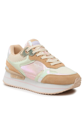 Pepe Jeans Сникърси Rusper Pearl PLS31478 Бежов - Pepit.bg