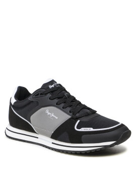 Pepe Jeans Сникърси Tour Tech 01 PMS30774 Черен - Pepit.bg
