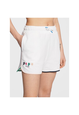 Pepe Jeans Спортни шорти Peg PL801011 Бял Regular Fit - Pepit.bg
