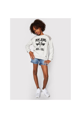 Pepe Jeans Суитшърт Lily PG581177 Сив Regular Fit - Pepit.bg