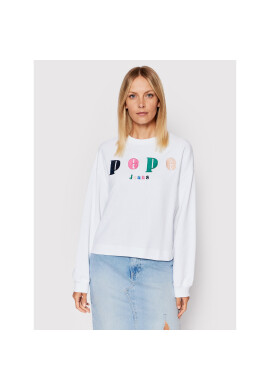 Pepe Jeans Суитшърт Peg PL581238 Бял Regular Fit - Pepit.bg