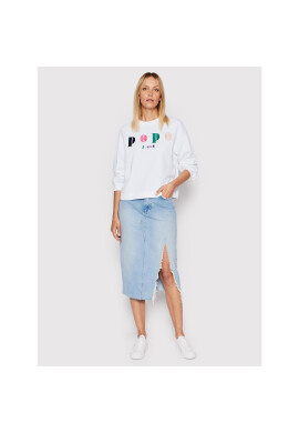 Pepe Jeans Суитшърт Peg PL581238 Бял Regular Fit - Pepit.bg