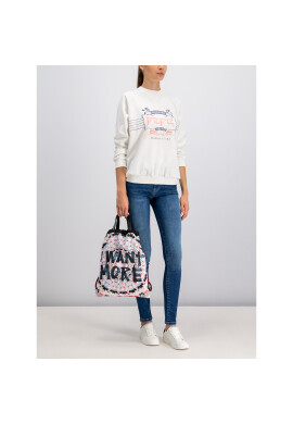 Pepe Jeans Суитшърт PL580850 Бял Regular Fit - Pepit.bg