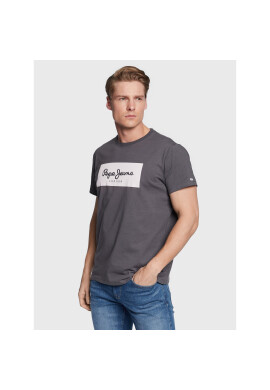 Pepe Jeans Тишърт Aaron PM508639 Сив Regular Fit - Pepit.bg